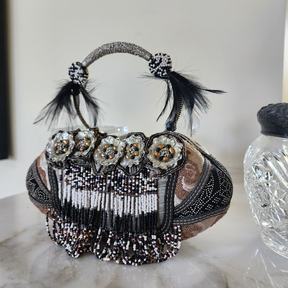 Mary Frances Vintage Beaded Purse